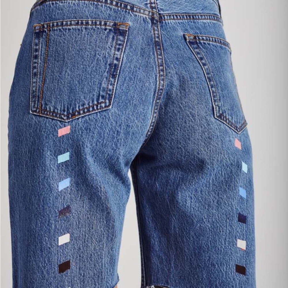 Blue Denim Jean Shorts